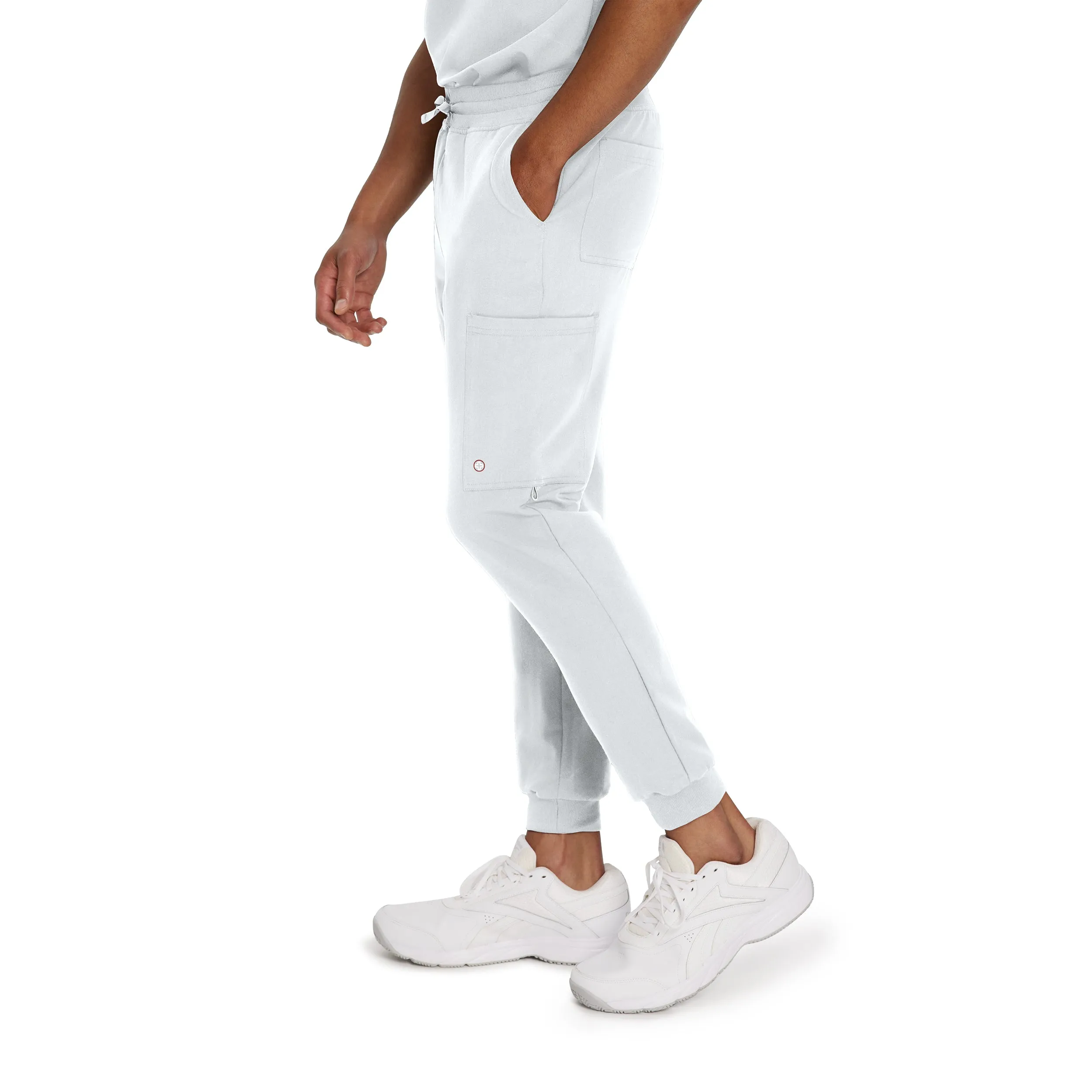 V-Tess 222 Men's Jogger Scrub Pants White