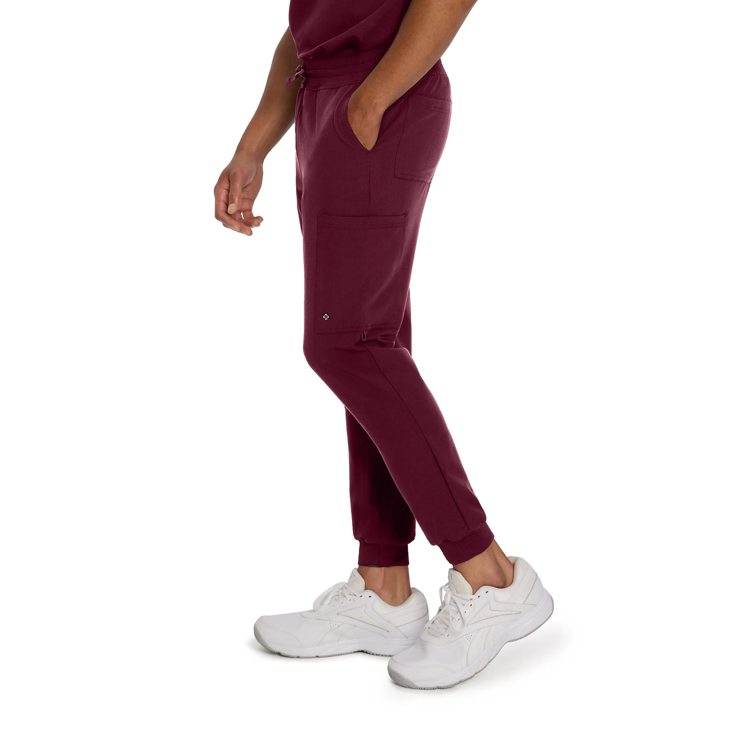 V-Tess 222 Men's Jogger Scrub Pants Wine