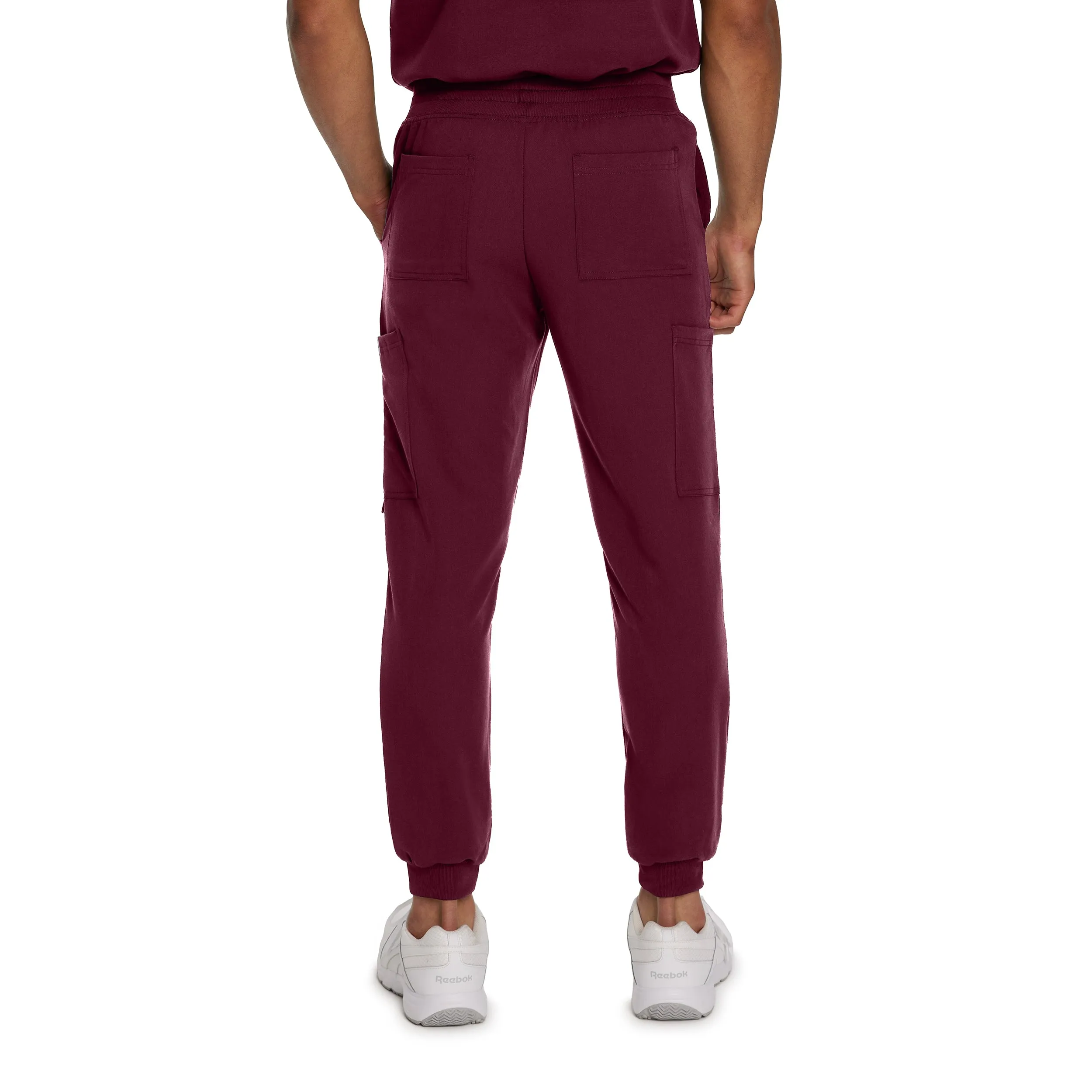 V-Tess 222 Men's Jogger Scrub Pants Wine