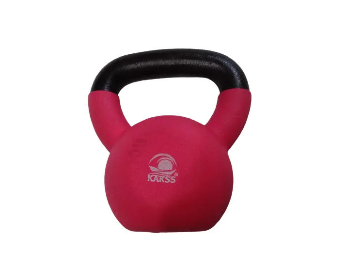 Vinyl Kettlebell Half Coating Neoprene Kettlebell