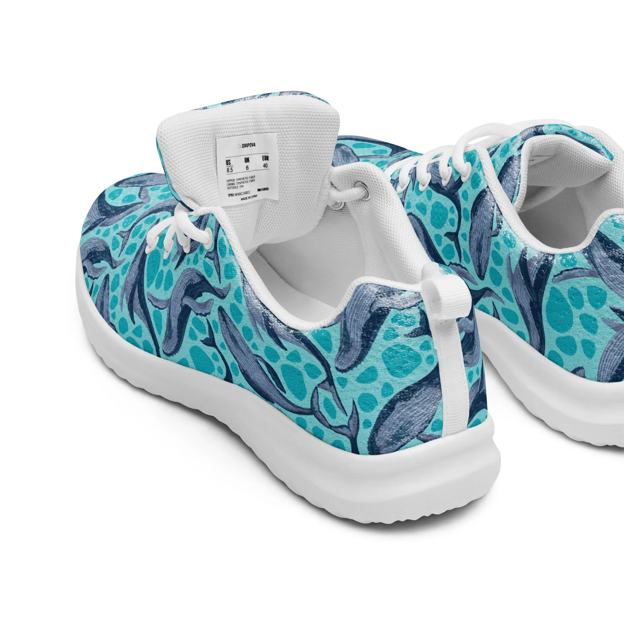 Whale Wonders Ocean Underwater Athletic Shoes