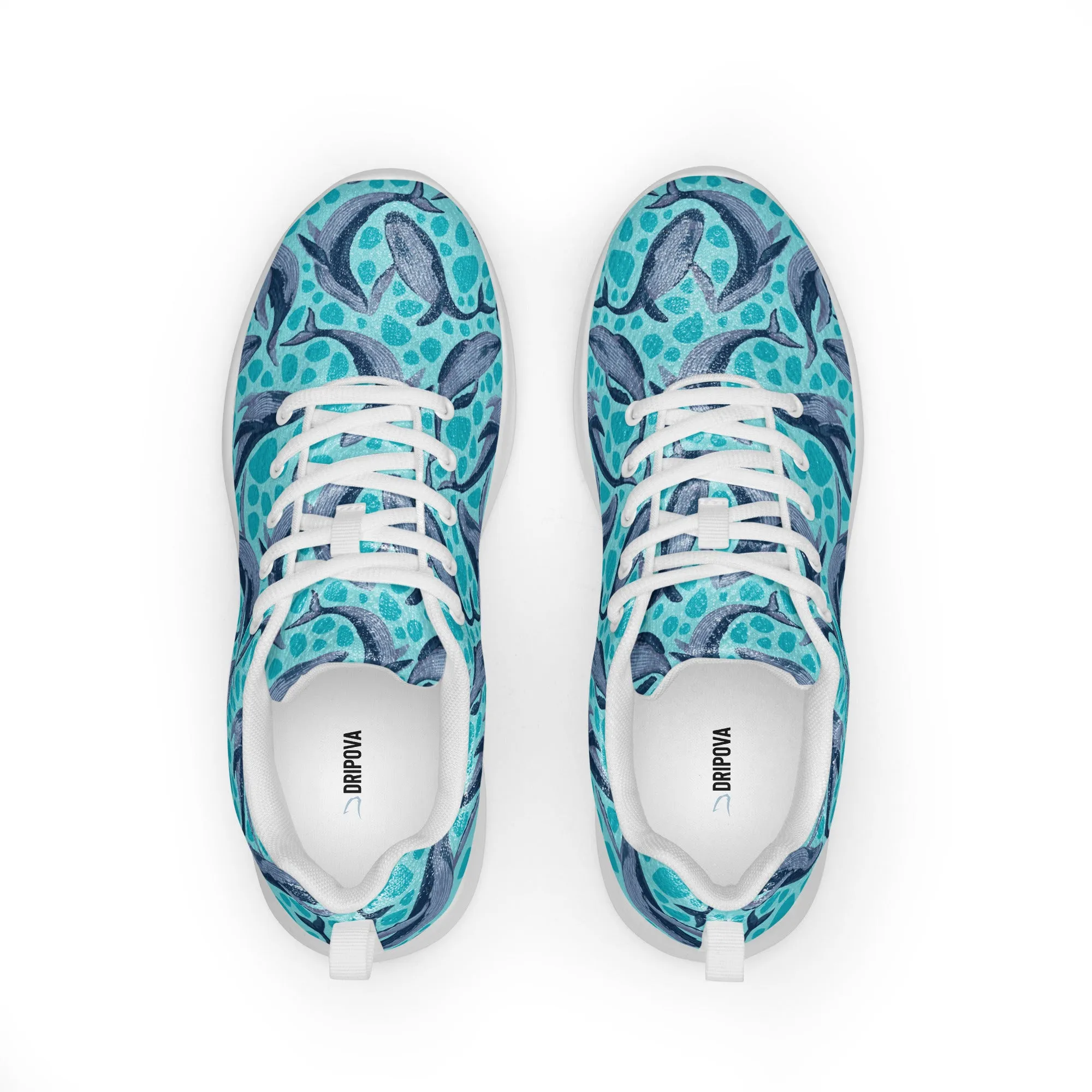 Whale Wonders Ocean Underwater Athletic Shoes