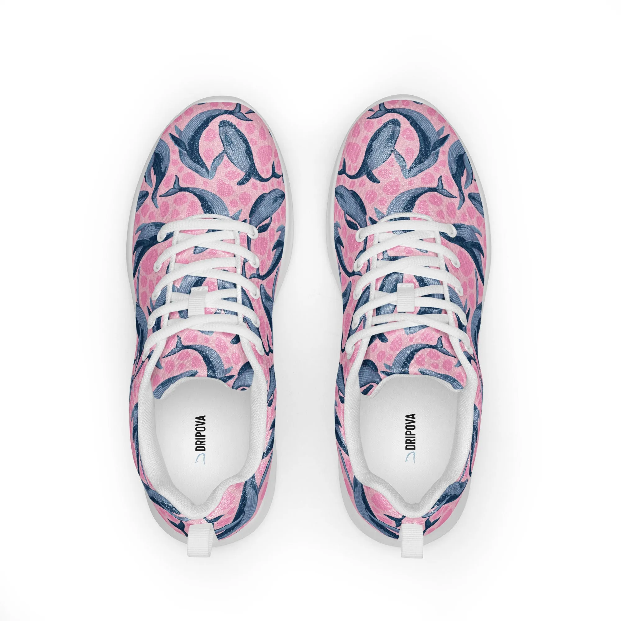 Whale Wonders Ocean Underwater Athletic Shoes