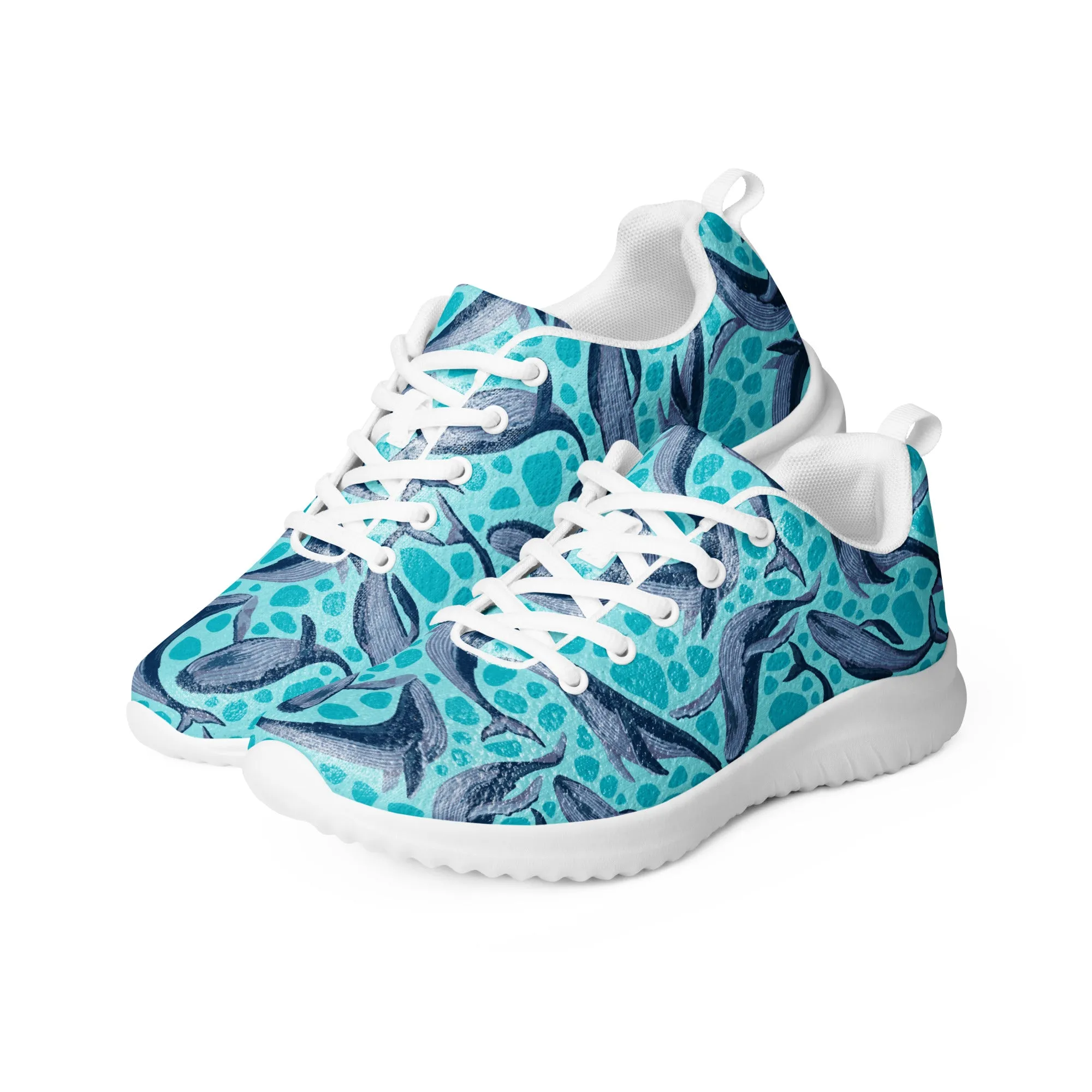 Whale Wonders Ocean Underwater Athletic Shoes