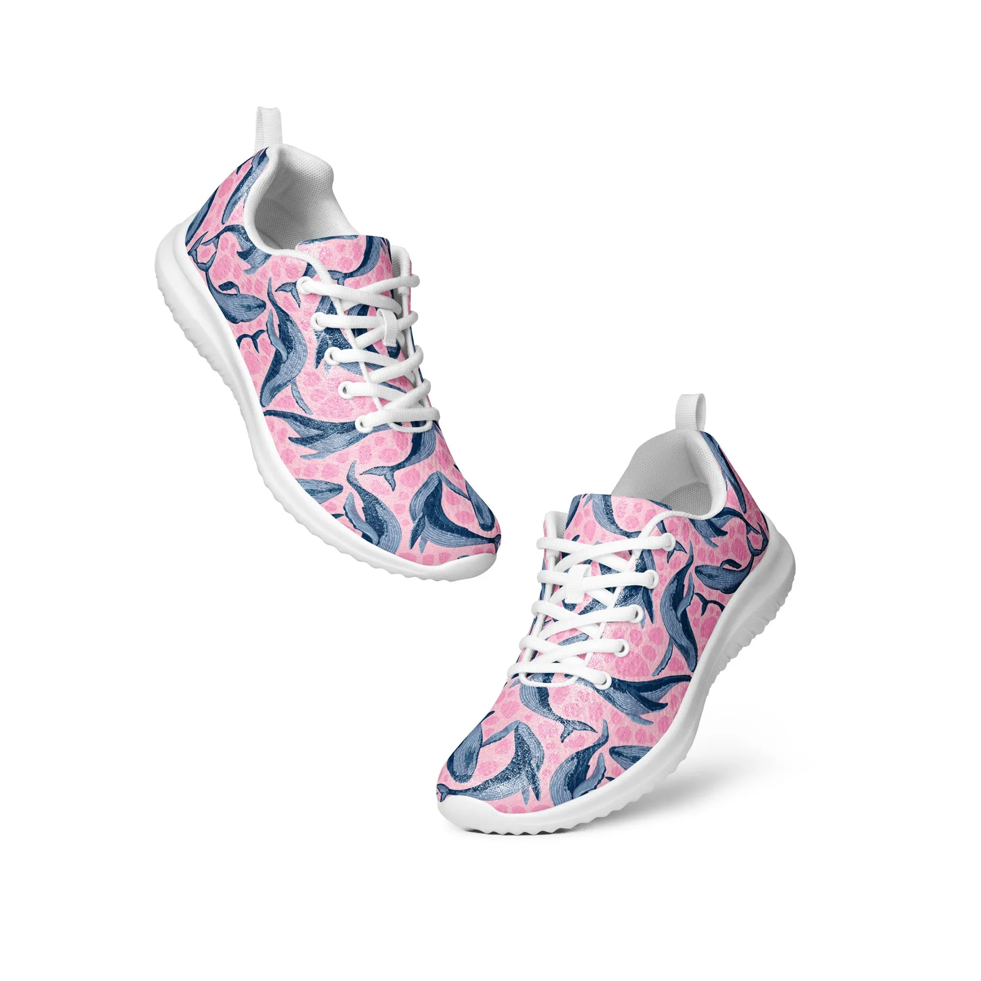 Whale Wonders Ocean Underwater Athletic Shoes