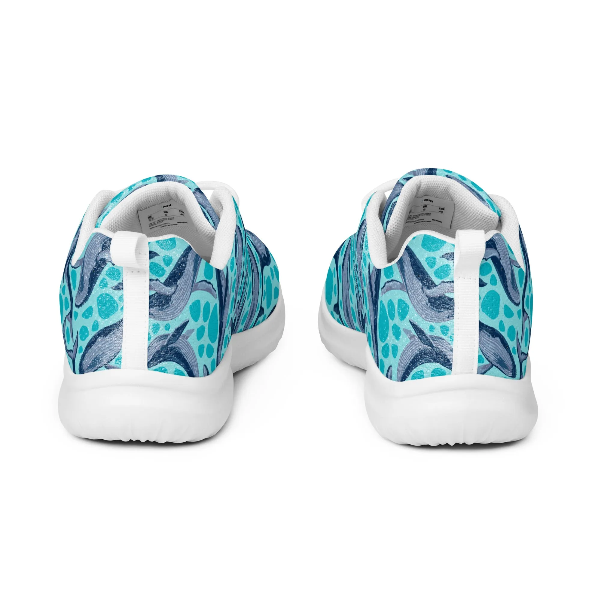 Whale Wonders Ocean Underwater Athletic Shoes