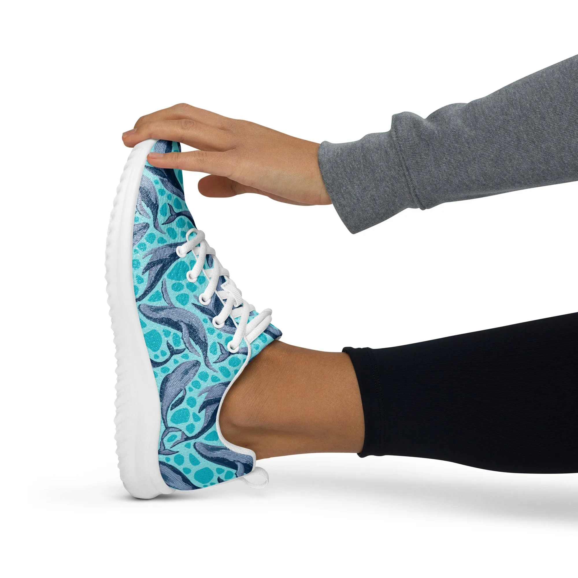 Whale Wonders Ocean Underwater Athletic Shoes