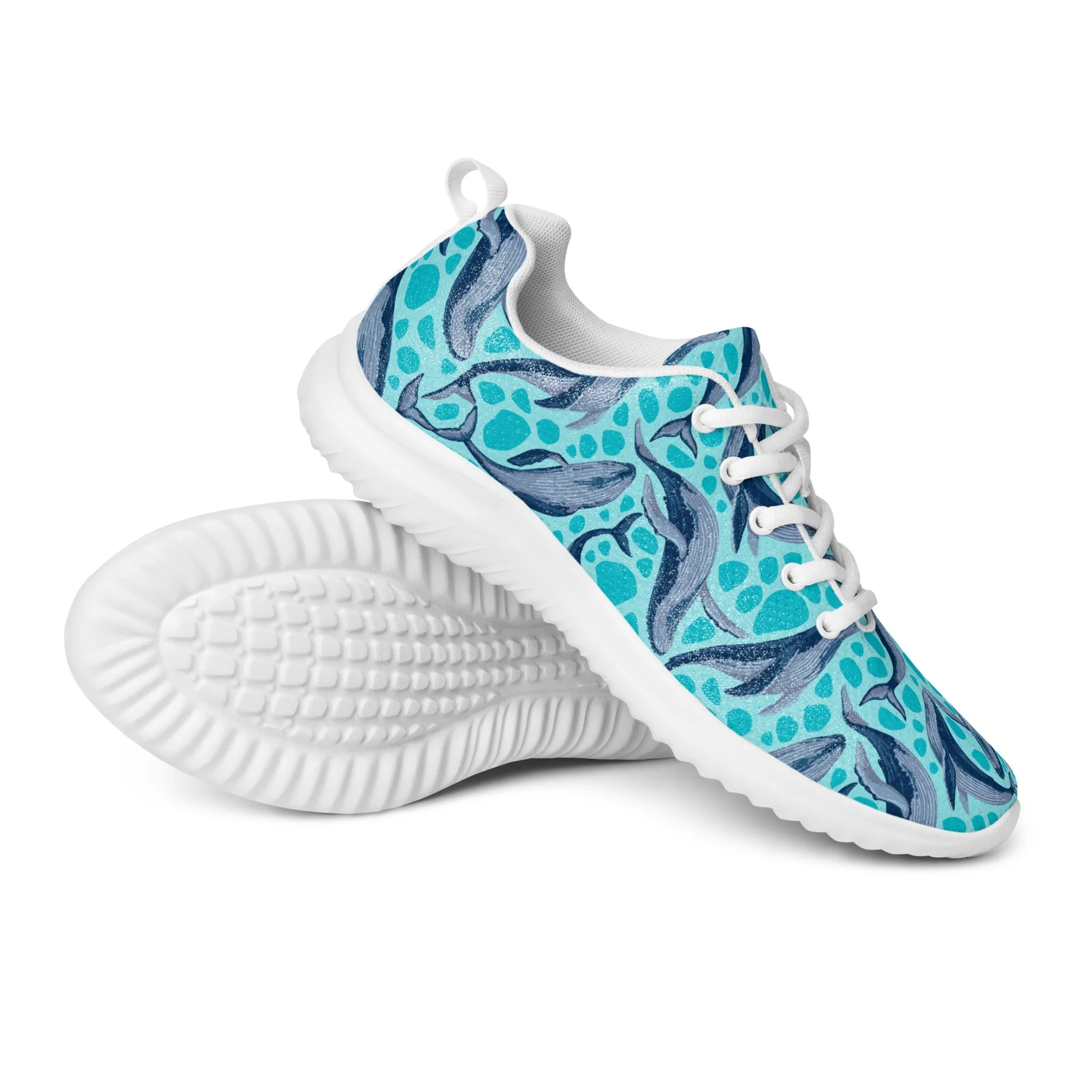 Whale Wonders Ocean Underwater Athletic Shoes