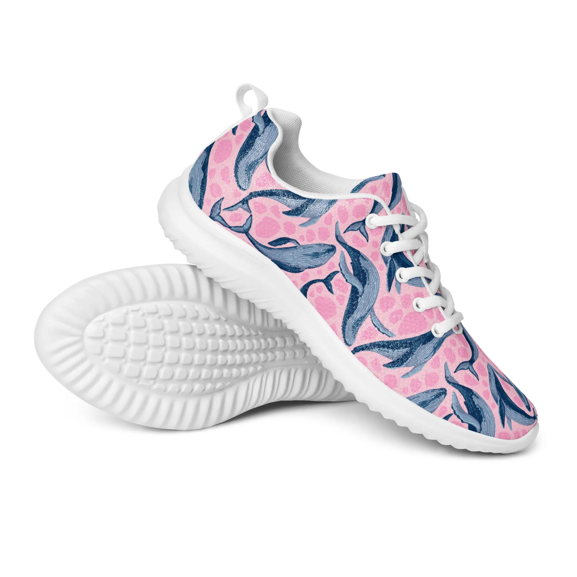 Whale Wonders Ocean Underwater Athletic Shoes