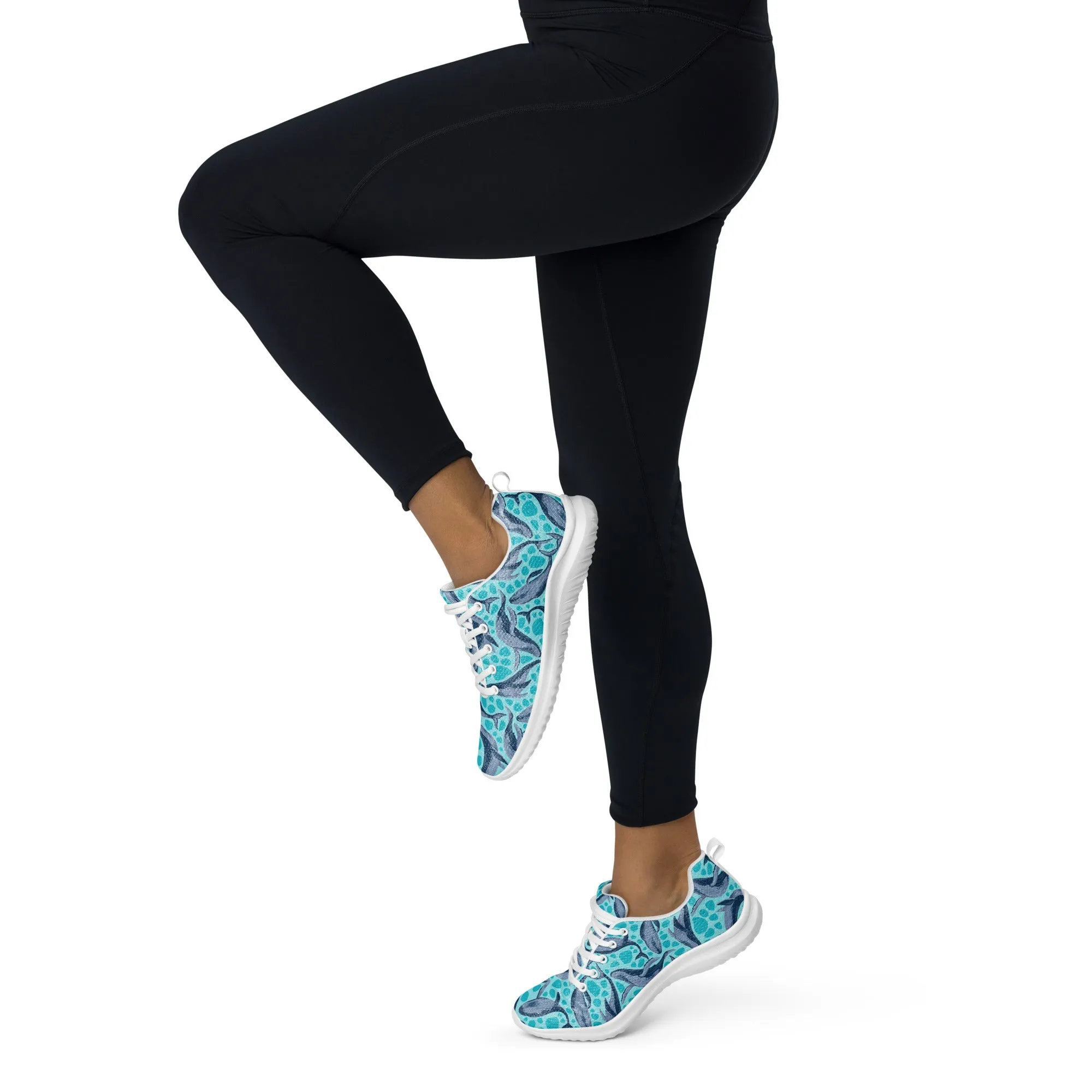 Whale Wonders Ocean Underwater Athletic Shoes