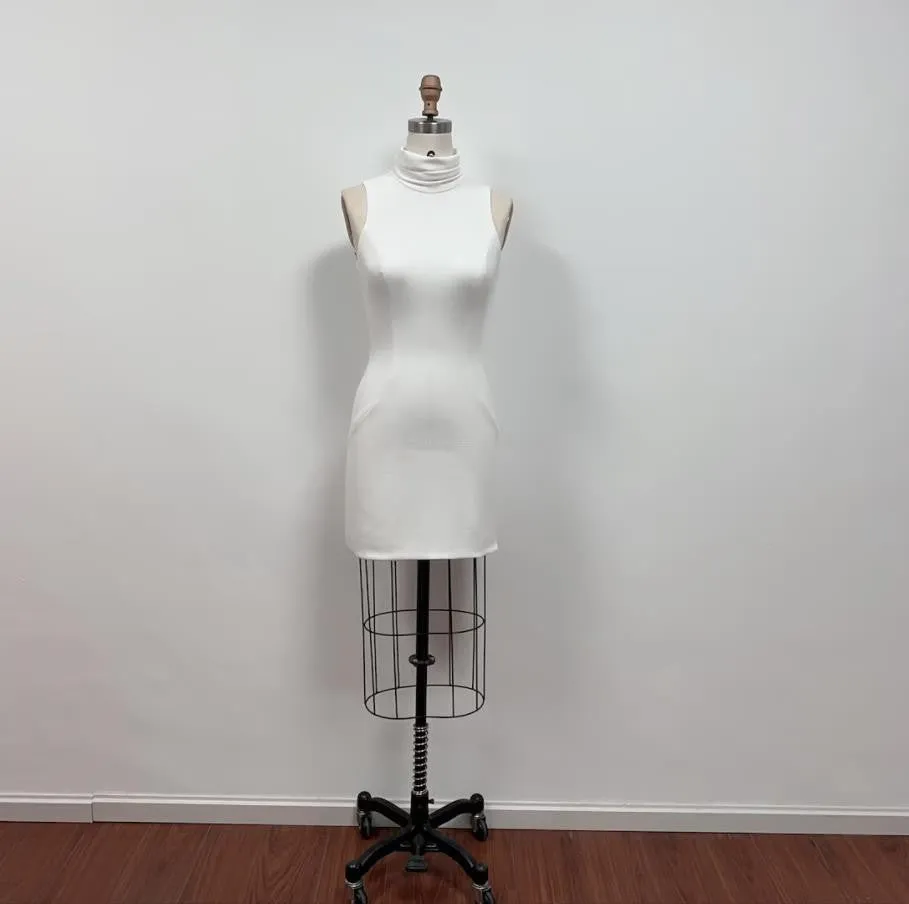 White Catherine Tramell Dress Basic Instinct Costume Bodycon Dress