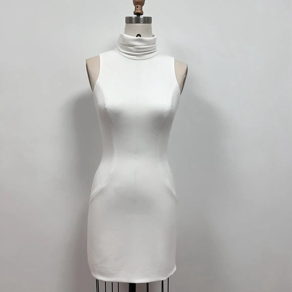 White Catherine Tramell Dress Basic Instinct Costume Bodycon Dress