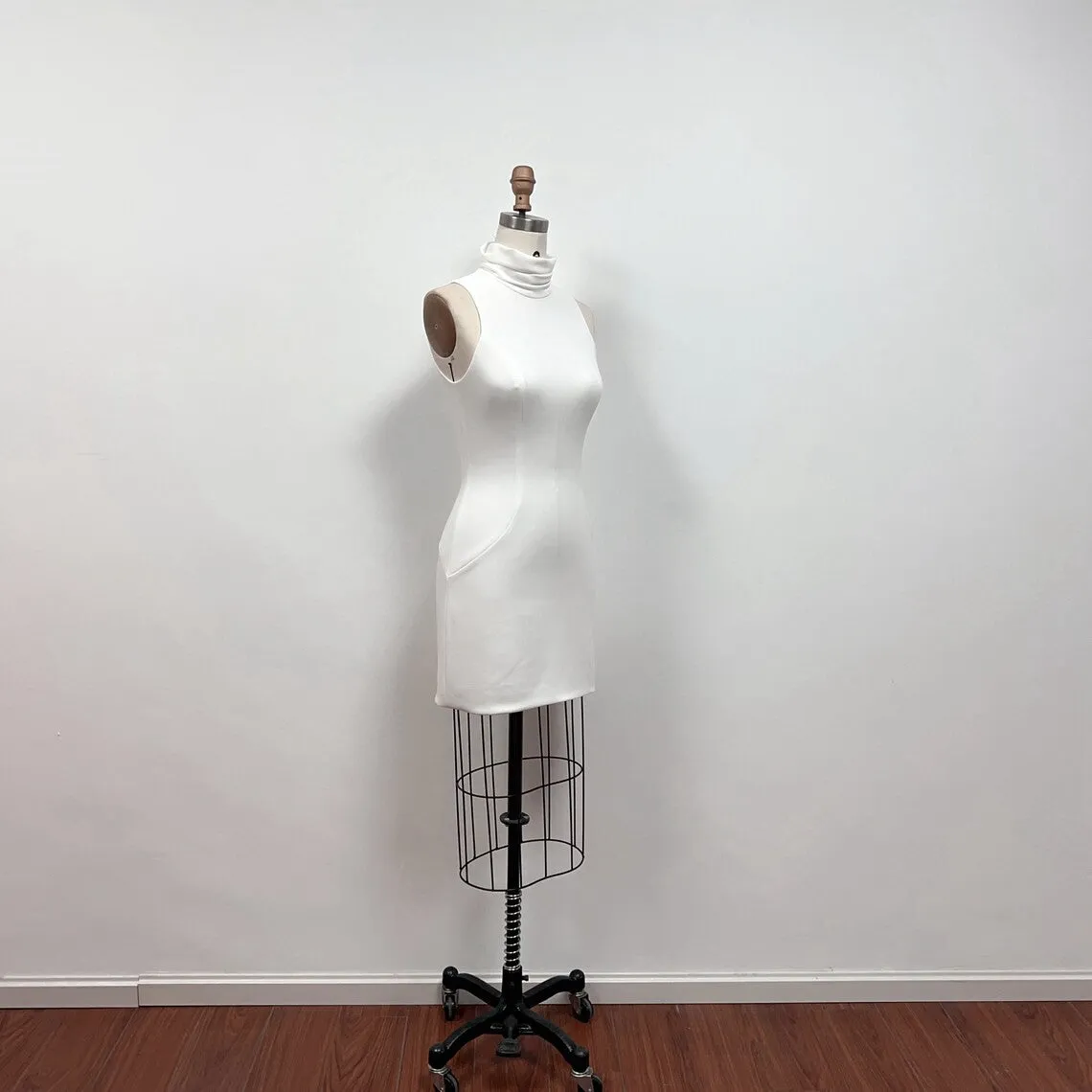 White Catherine Tramell Dress Basic Instinct Costume Bodycon Dress