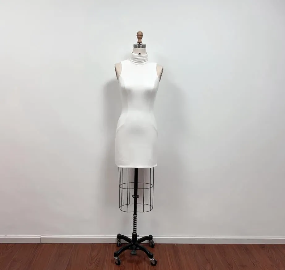 White Catherine Tramell Dress Basic Instinct Costume Bodycon Dress