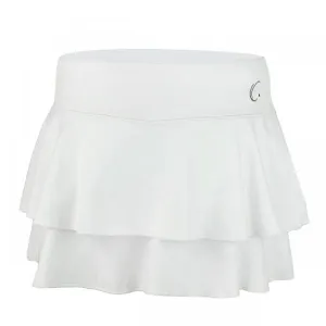 White Flirty Flounce Skort