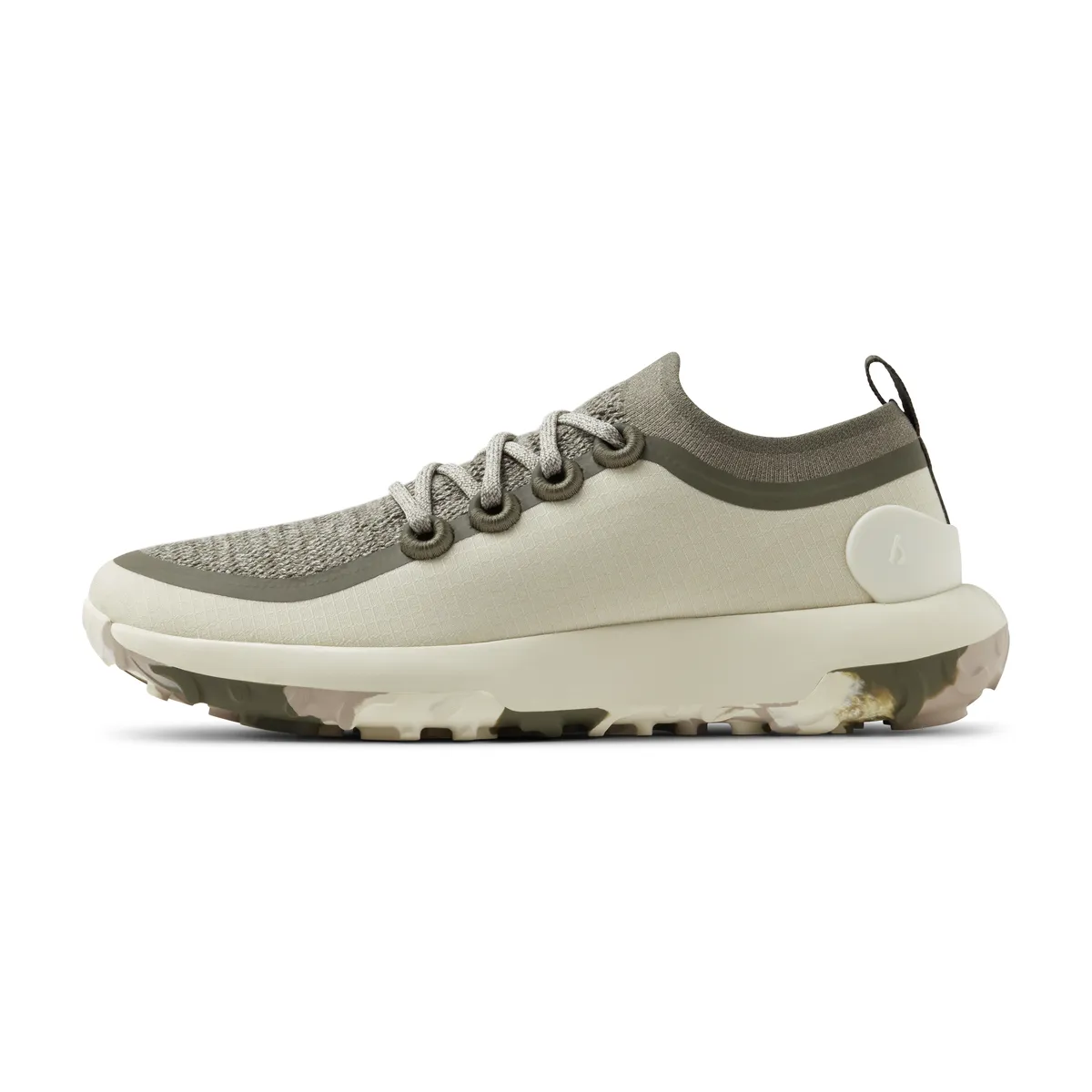 Women's Trail Runners - Stony Cream/Rugged Green (Stony Cream Sole)