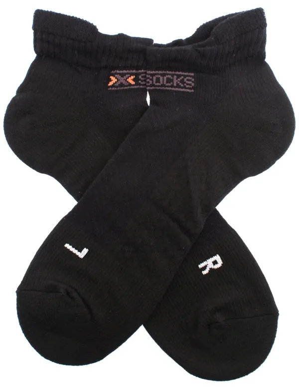 X-SOCKS LOW CUT Casual Breathe MSRP $24 US 11.5 - 13 EU 45 - 47 Black NEW